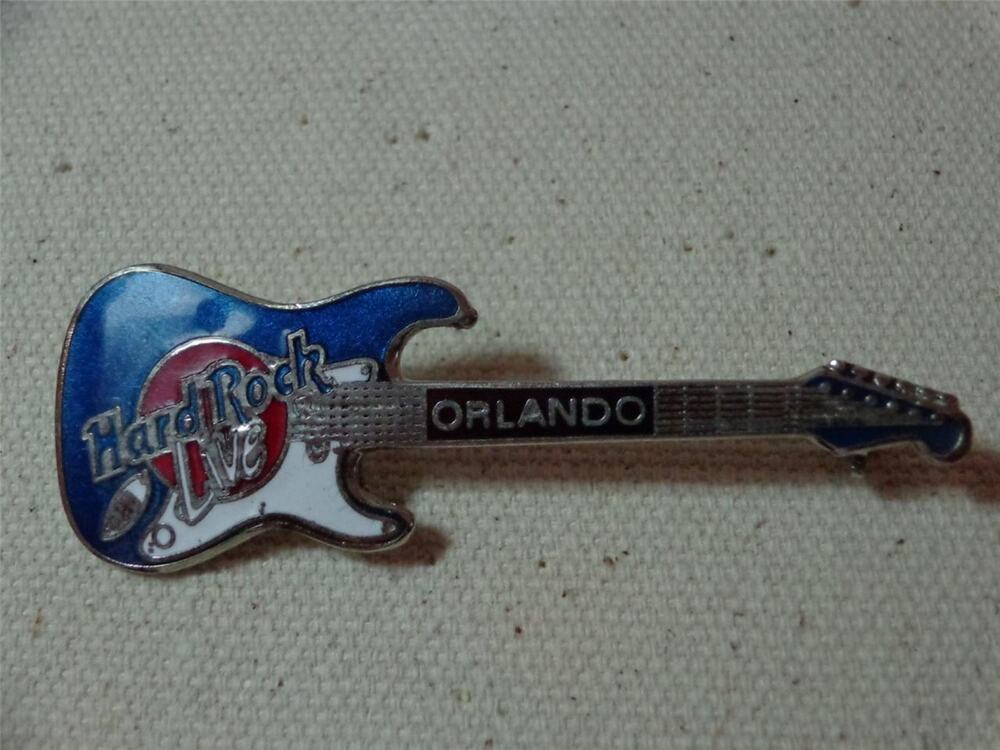 Hard Rock Live Pin Orlando Blue Guitar Live -061321